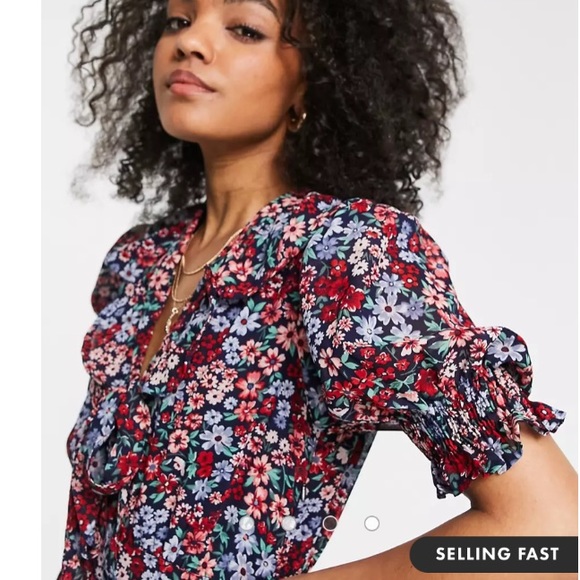 ASOS Floral Mini Dress - Picture 3 of 6